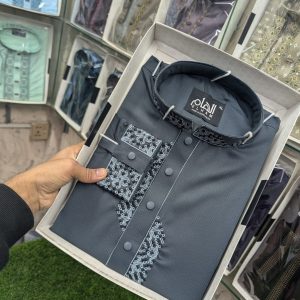 Charcoal Black Punjabi